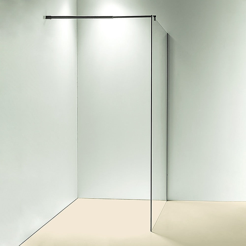 10mm Frameless Safety Glass Shower Screen 1200x2000mm - Tempered Glass Bathroom Enclosure for Modern Walk-in Showers and Wet Rooms
