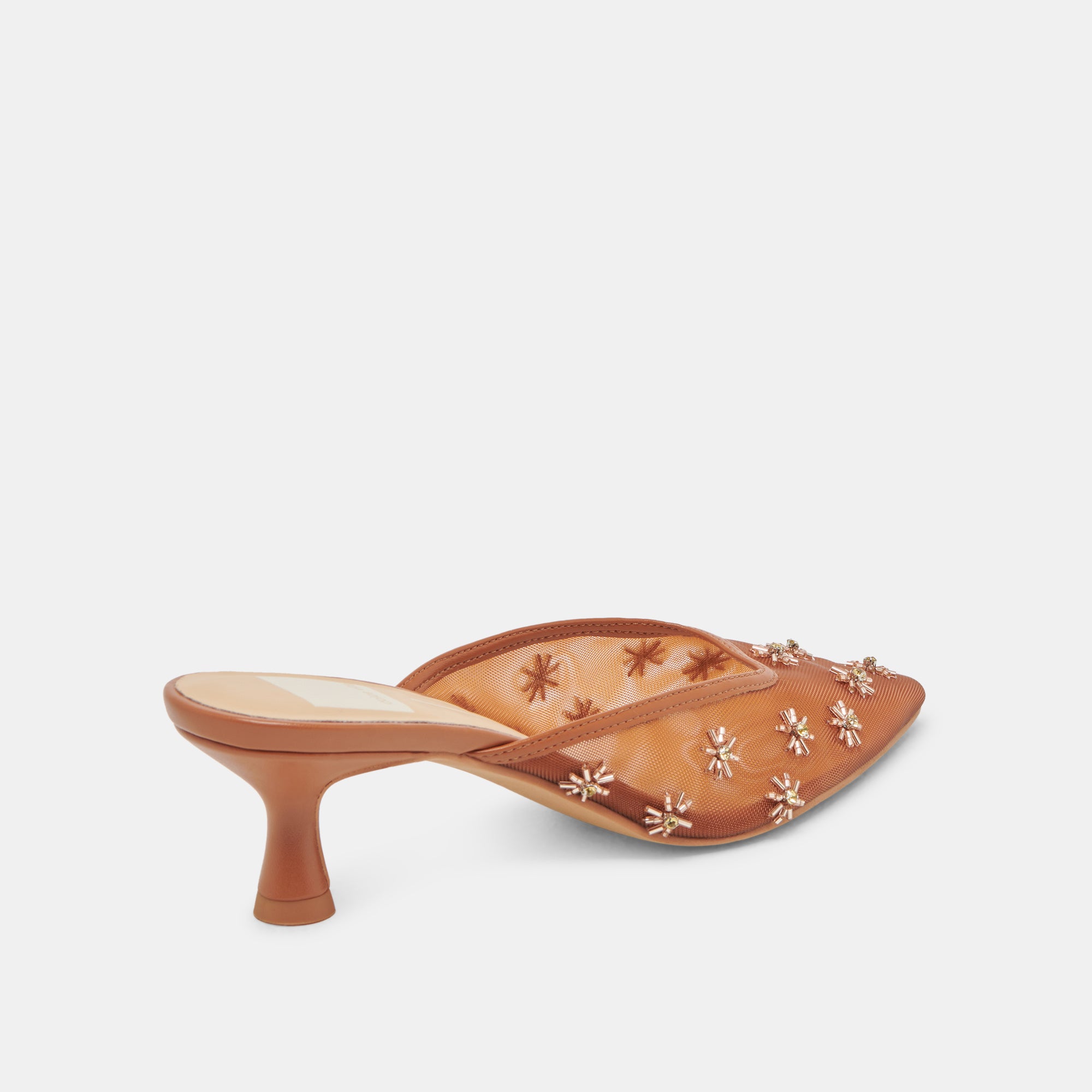 CLARA WIDE HEELS SADDLE MESH - Comfortable Women's Chunky Heel Sandals for Summer, Beach, and Casual Outfits