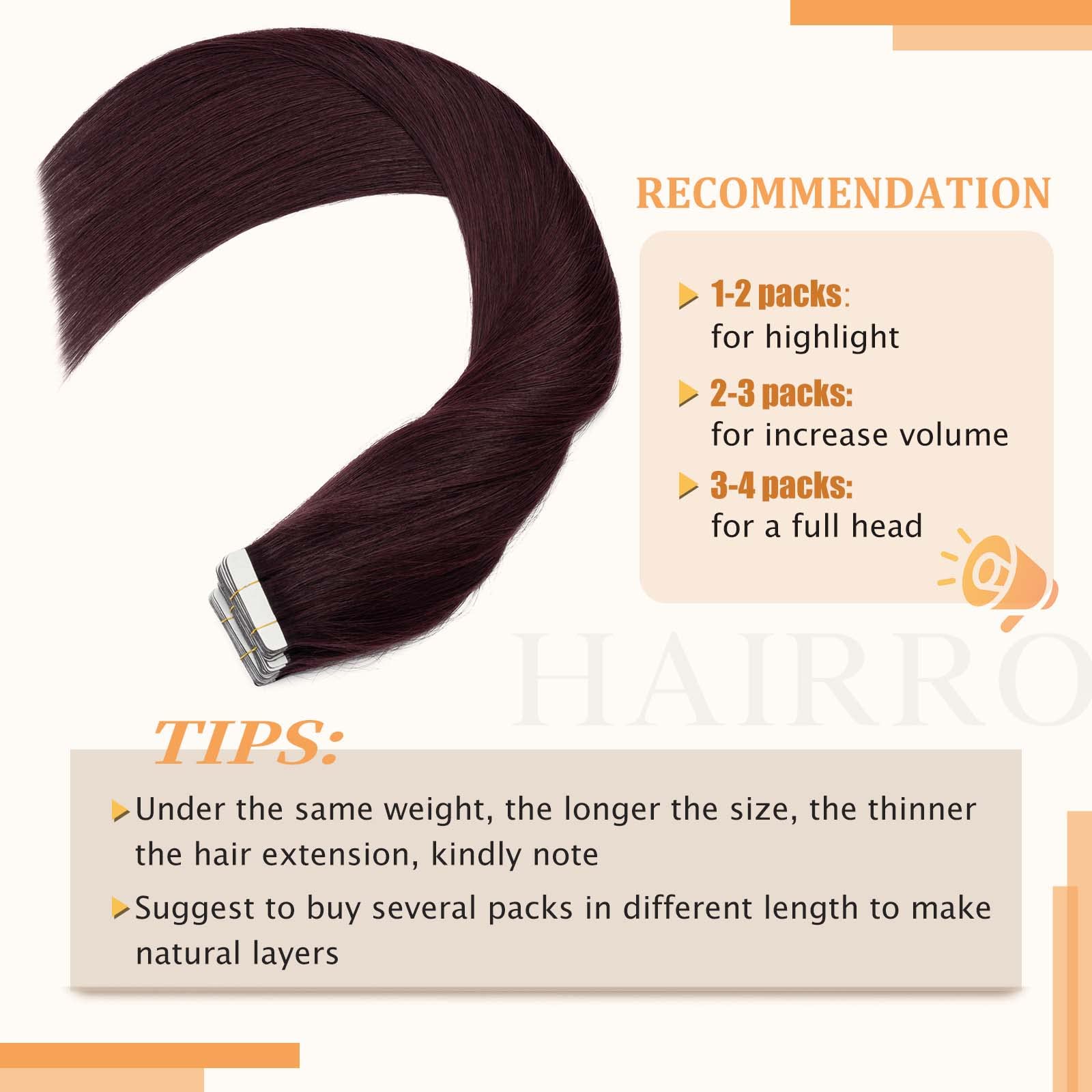 Premium 20 Inch Tape-In Human Hair Extensions – 30g 20pcs #99J Wine Red – Remy Hair, Seamless & Invisible for Natural Look – Perfect for Parties, Weddings & Daily Styling