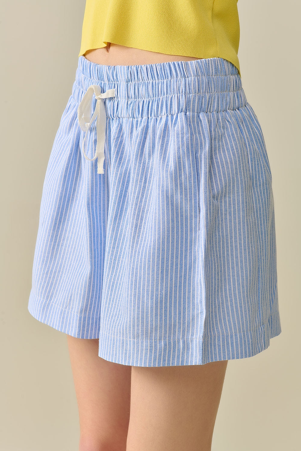 Striped Midi Dress with Waist Tie - Elegant & Flattering for Casual Outings, Date Nights & Office Wear