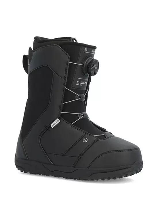 Ride Rook Snowboard Boots 2025 - Black | Men's/Women's All-Mountain Snowboard Boots for Comfort & Performance | Perfect for Freestyle, Park & Powder Riding