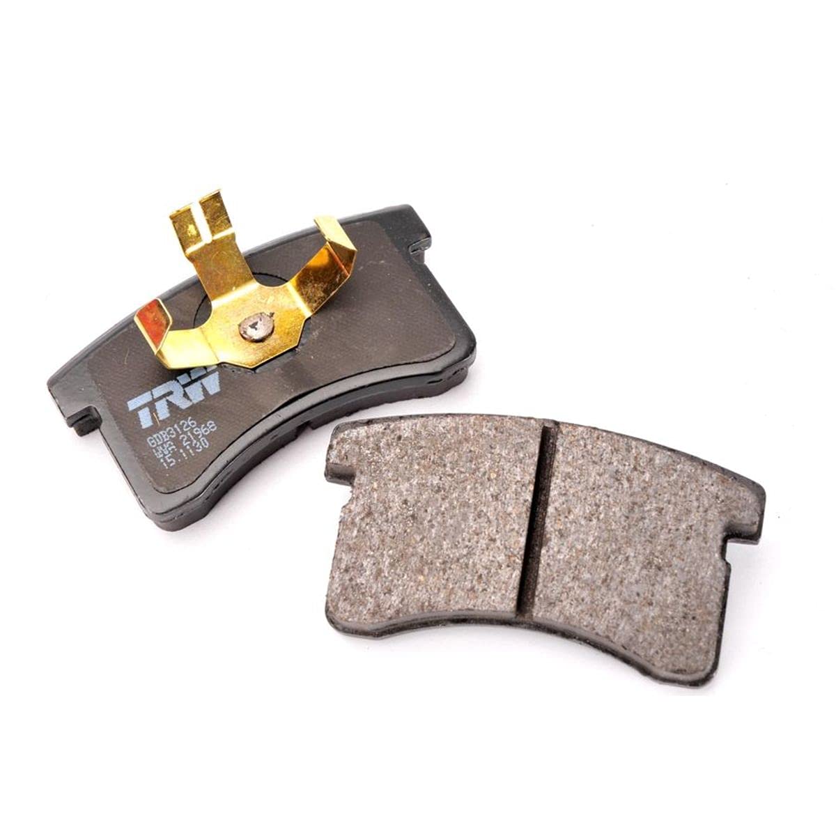 TRW GDB3126 Brake Pads - High Performance Ceramic Brake Pads for Smooth & Quiet Stopping | Perfect for Sedans, SUVs & Trucks | Durable & Reliable Braking Solution for Daily Commute & Highway Driving