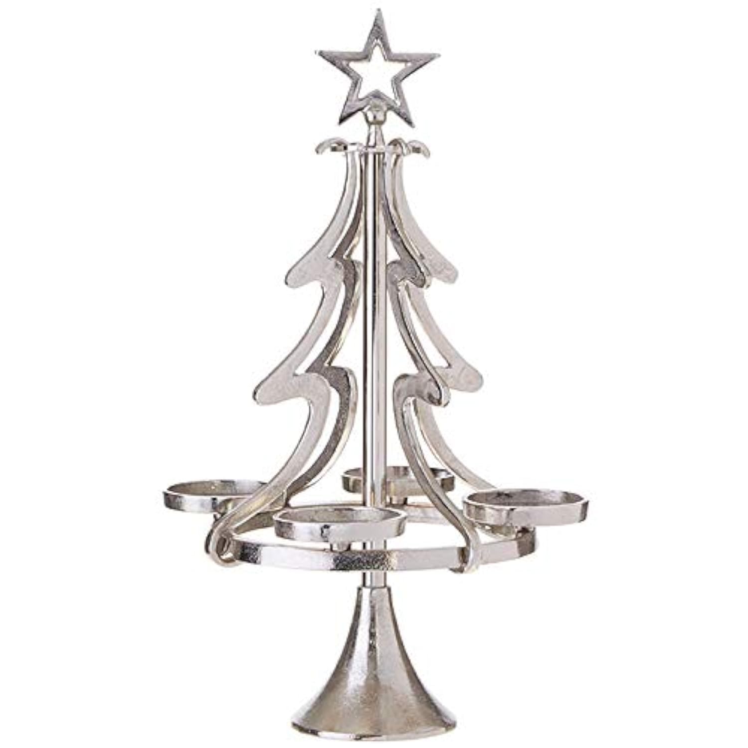 Raz Imports Tidings of Joy 22-Inch Christmas Tree Candle Holder - Elegant Holiday Decor for Home, Table Centerpiece & Seasonal Celebration