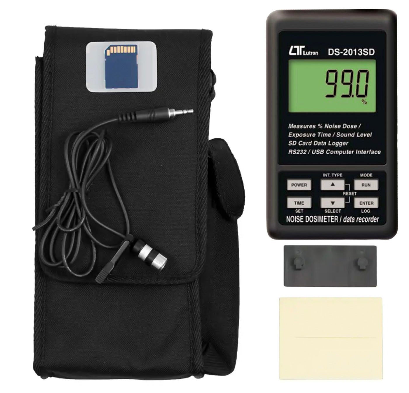 Professional Noise Dosimeter with SD Card Data Logger - Accurate Sound Level Measurement for Workplace Safety & Industrial Monitoring