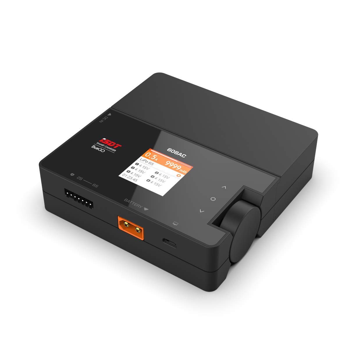ISDT 608AC 8A 200W Smart RC Battery Charger for LiPo LiFe LiHv NiMH Pb - AC/DC Hobby Charger with Detachable Power Supply & XT60 Port - Perfect for Drone, RC Car, and Airplane Battery Charging