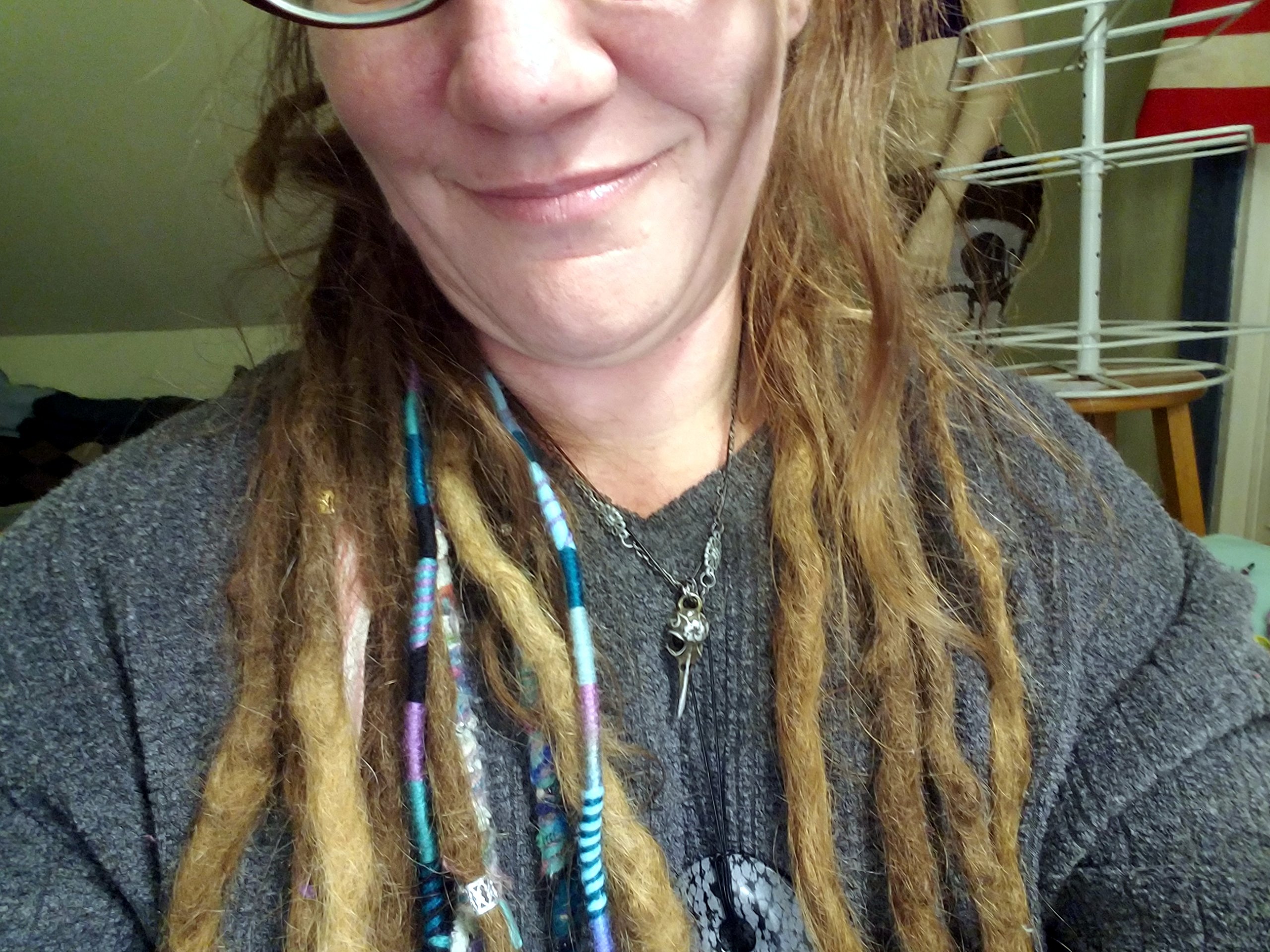 Turquoise/Teal Dreadlocks Accessory - 1 Pack of Colorful Hair Wraps for Dreads, Braids & Curly Hair | Stylish Hair Fall Protection & Boho Hair Wrap | Perfect for Festivals, Concerts & Everyday Boho Chic Style