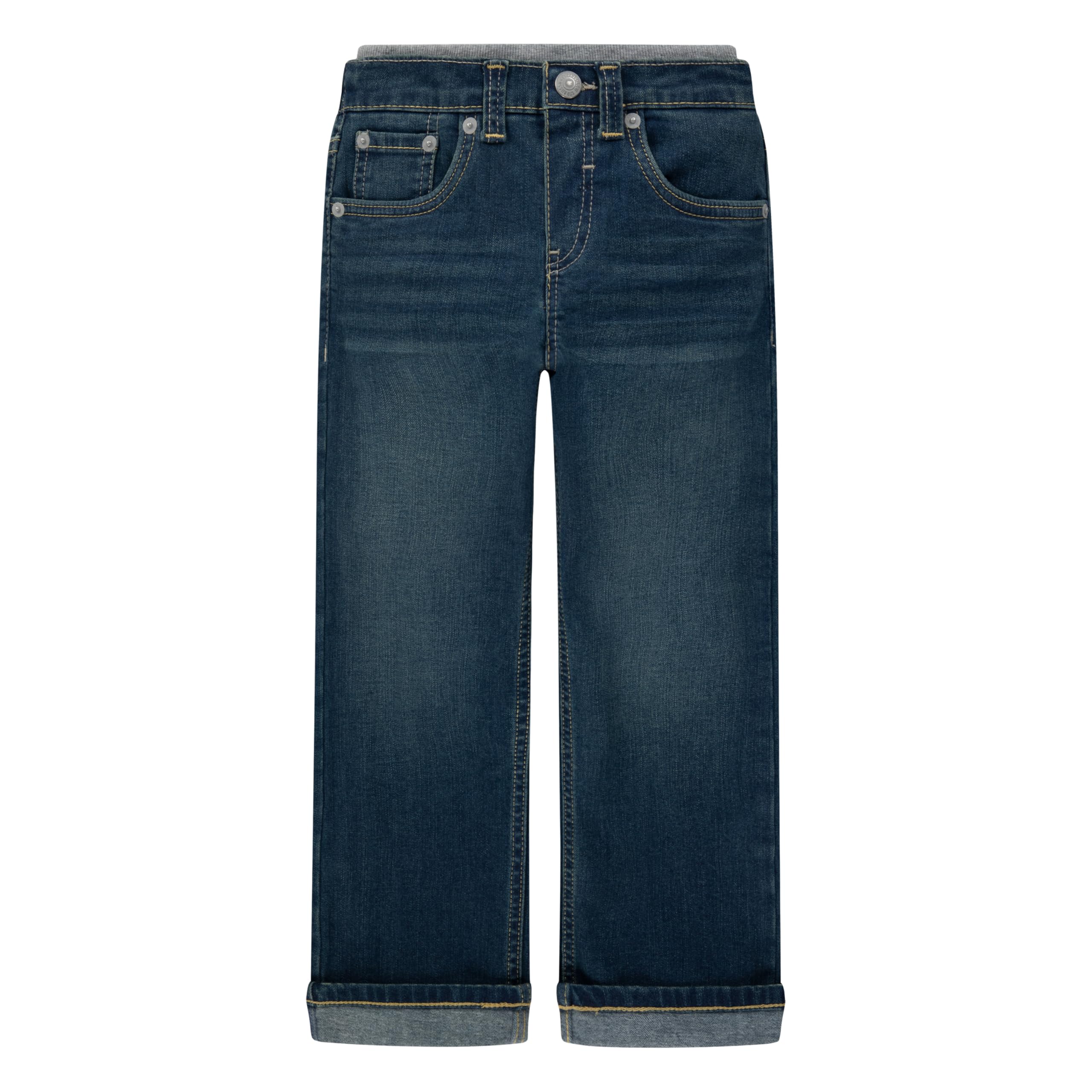 Levi's Baby Boys' Straight Fit Jeans - Classic Denim Pants for Toddlers | Comfortable & Durable for Playtime, Daycare & Everyday Wear