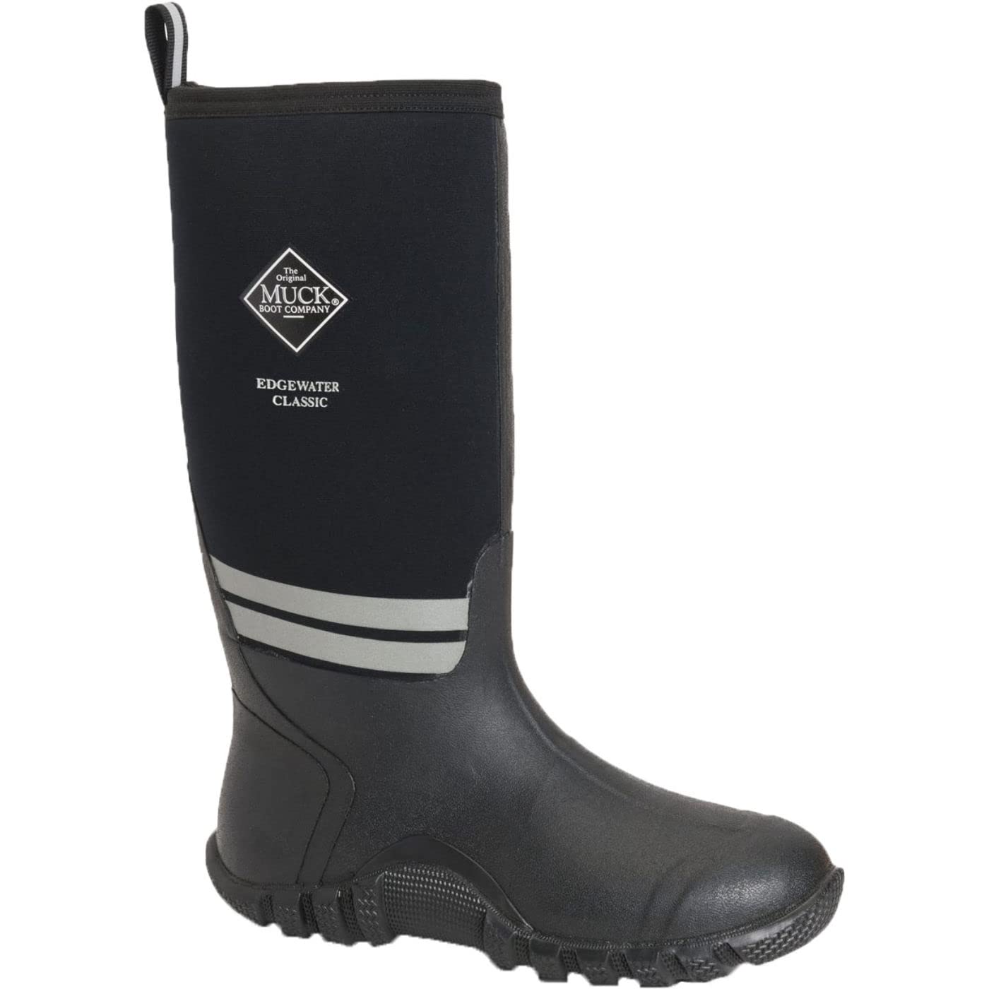 Muck Boot Men's Edgewater Classic Waterproof Outdoor Boots for Hunting, Fishing & Hiking - Durable Rubber Boots for All-Weather Protection
