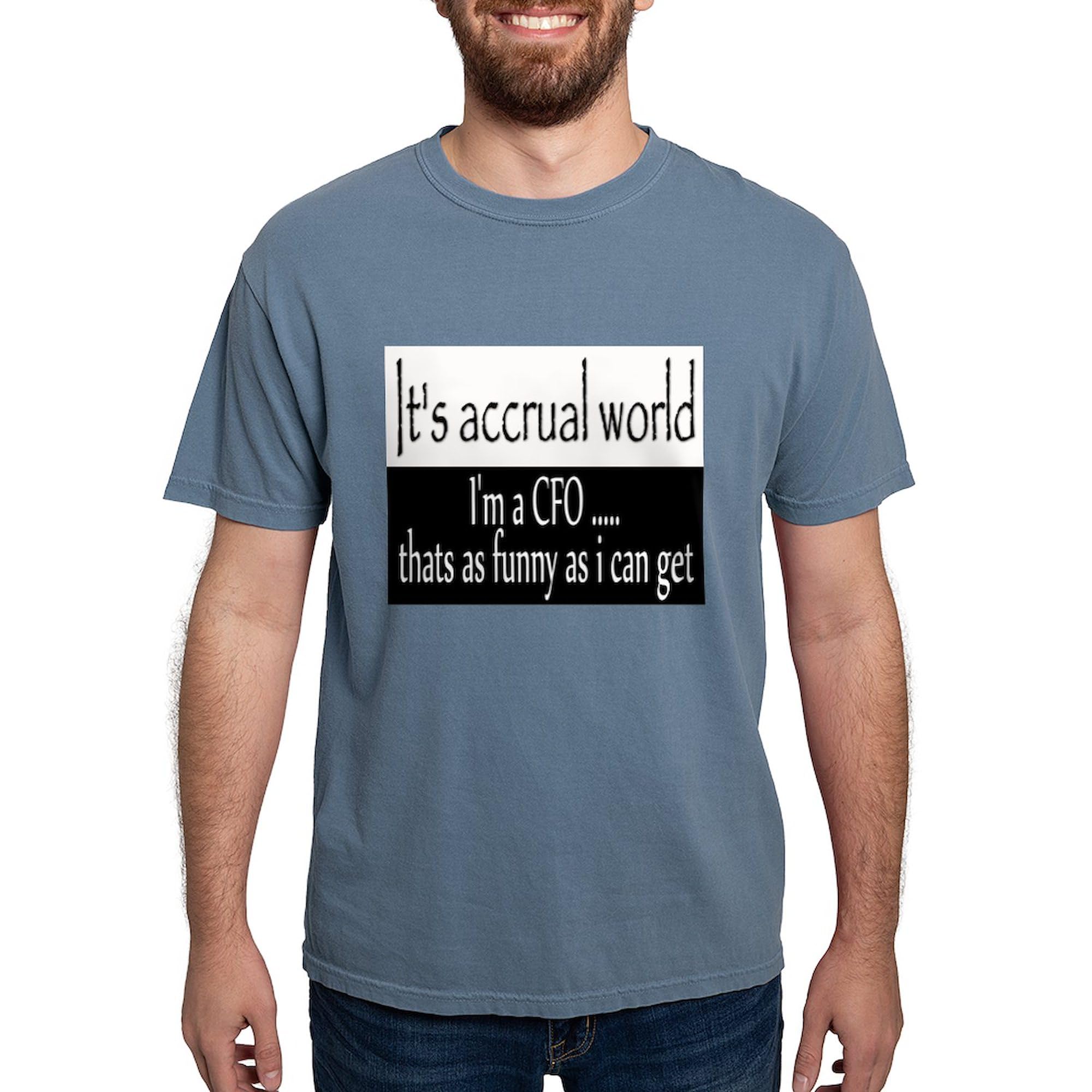 CFO T-Shirt for Men - Comfort Colors Premium Cotton Tee - Perfect for Office, Casual Wear & Gifts