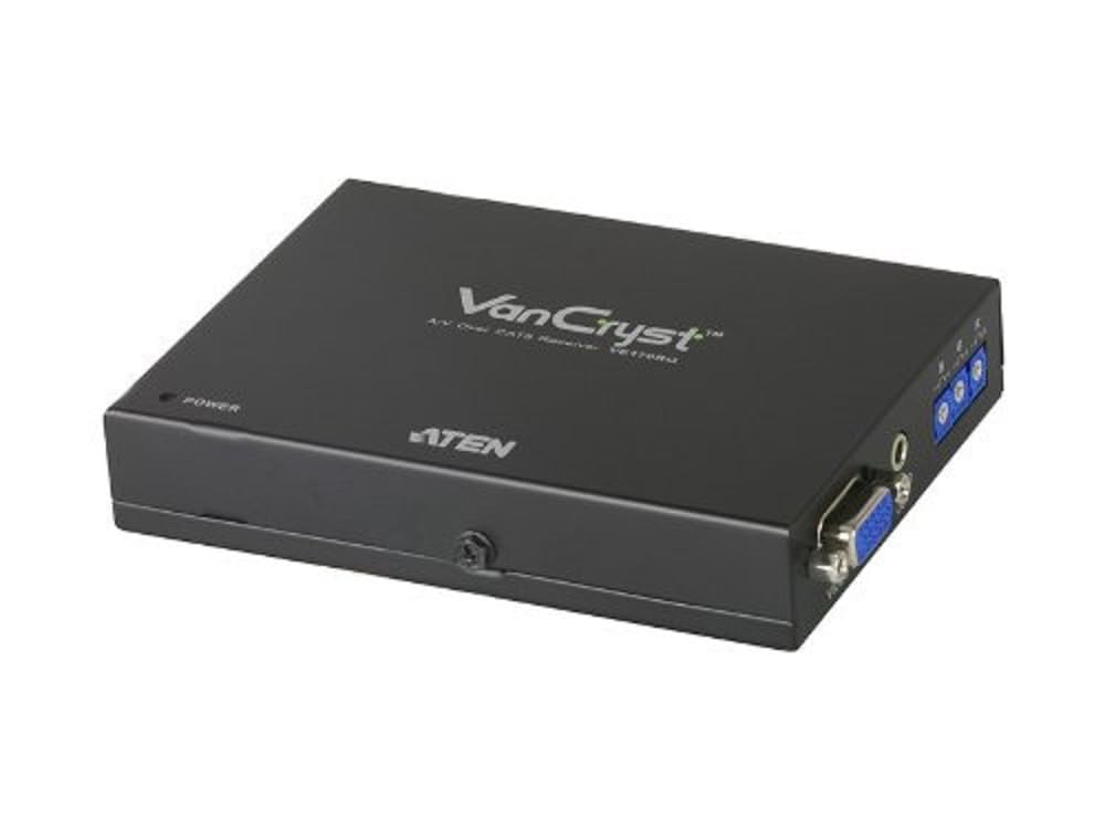 High-Speed VGA & Audio CAT5 Extender - 1080P HD Video & Stereo Sound Transmission Over Ethernet Cable for Home Theater, Gaming, and Office Presentations
