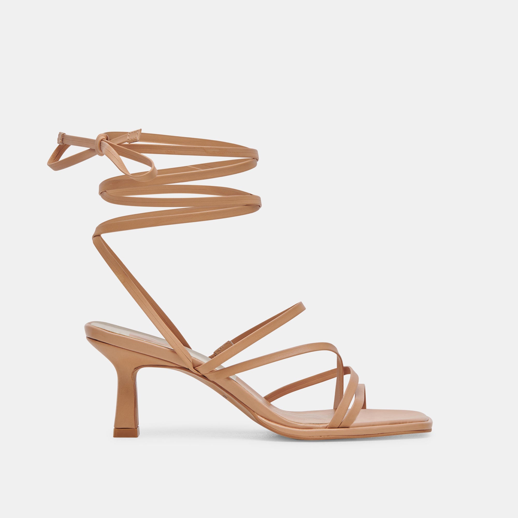 MALABO Women's Light Tan Leather Heels - Comfortable High Heel Shoes for Party, Wedding & Evening Events