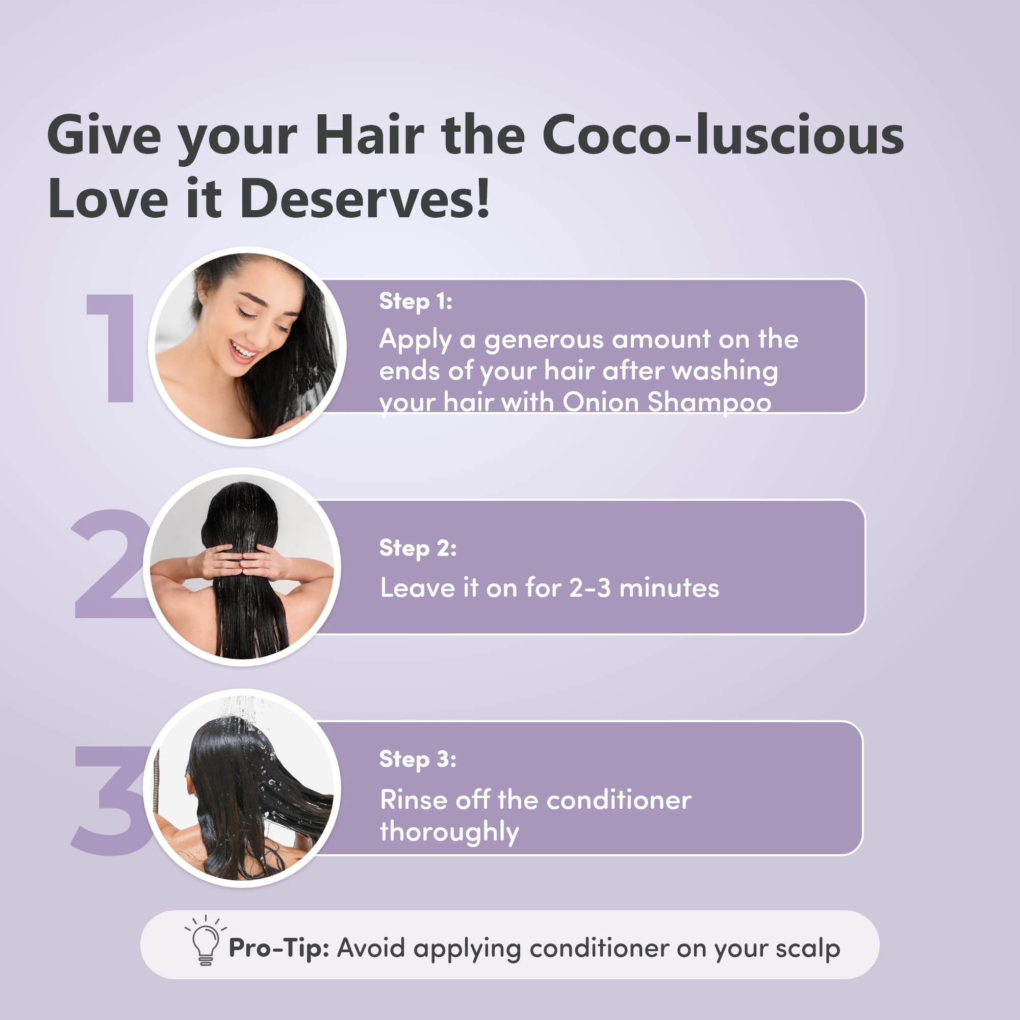 Mylo Care Anti Hair Fall Conditioner 200ml - Red Onion Oil, Bhringraj, Plant Keratin, Coconut & Almond Oil for Hair Growth & Strength | Sulfate-Free, Silicone-Free, Paraben-Free, Mineral Oil-Free Natural Hair Care | Perfect for Daily Use, Damaged Hair Repair & Scalp Nourishment