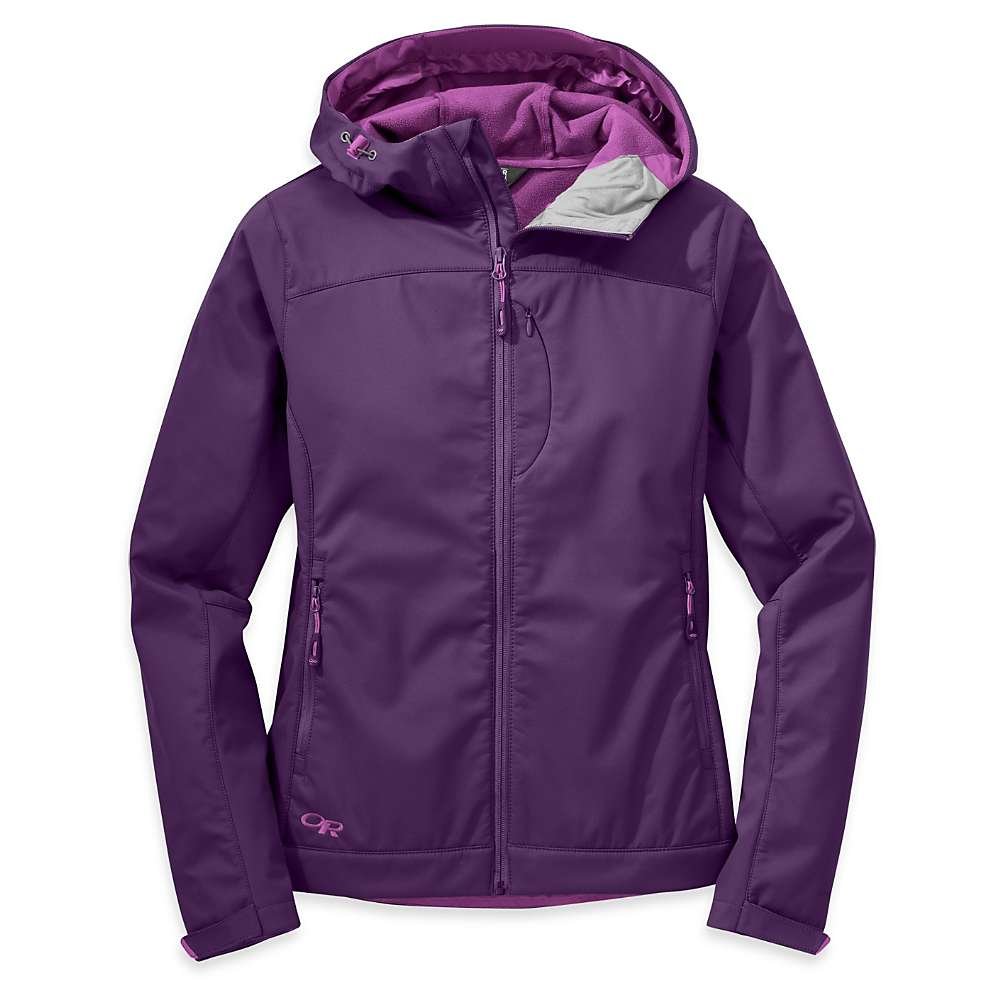 Outdoor Research Women's Transfer Hooded Jacket - Lightweight Waterproof Windbreaker for Hiking, Camping & Outdoor Adventures