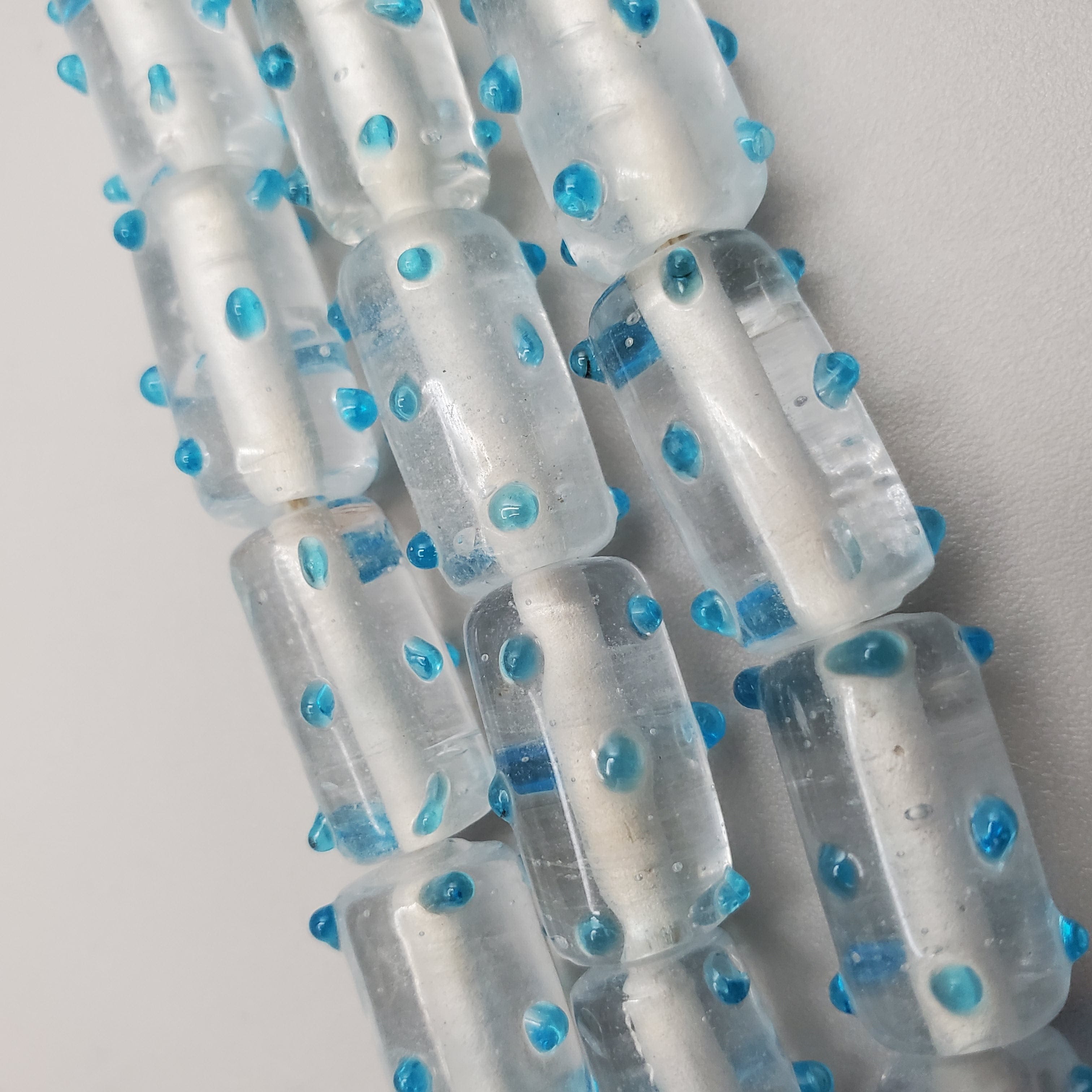 Premium Cylindrical Glass Beads for Jewelry Making & DIY Crafts - 5mm 8mm 10mm Sizes - Smooth Surface Decorative Beads for Necklaces, Bracelets, Home Decor & Scrapbooking