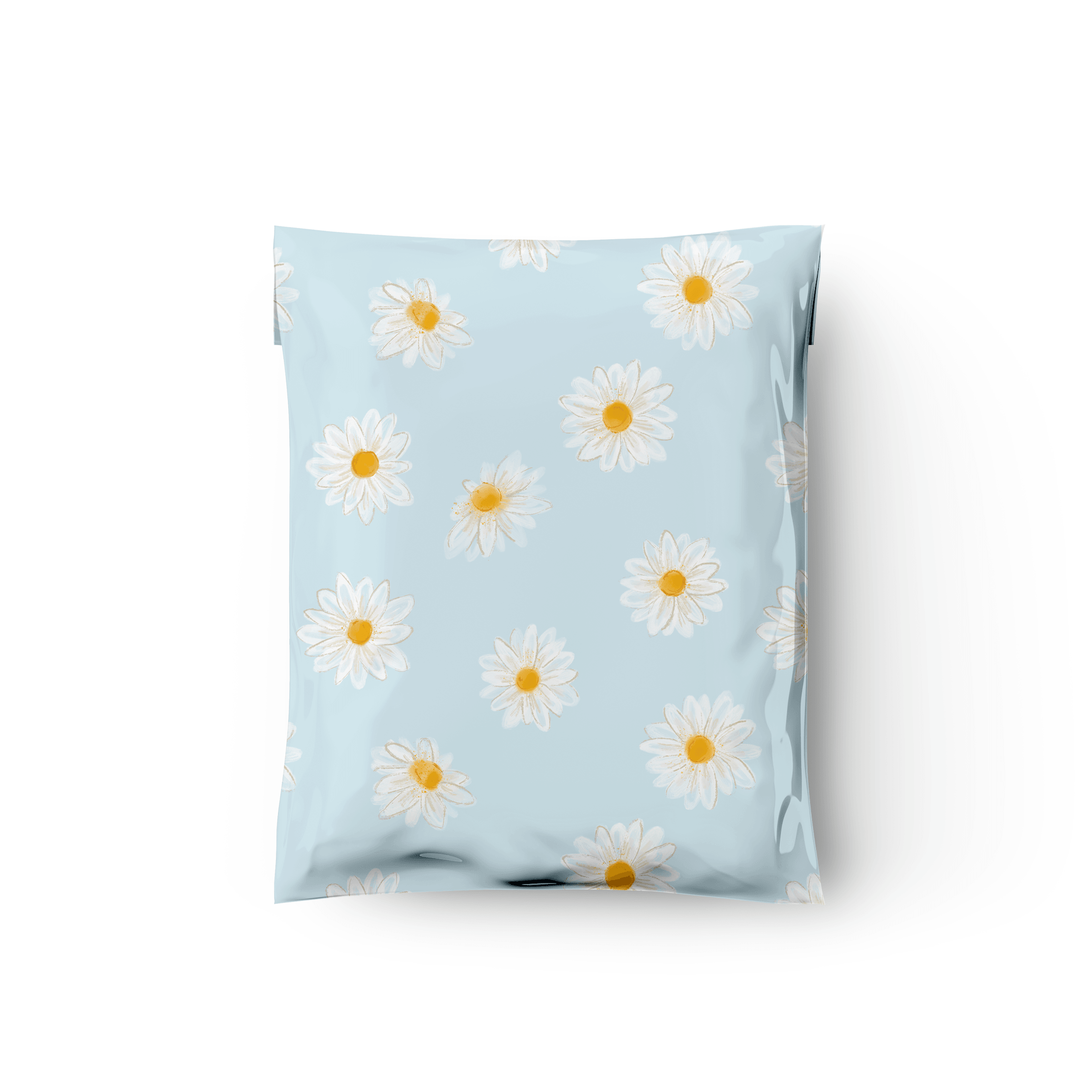 10x13 Inch Daisy Floral Printed Poly Mailers - Premium Shipping Envelopes for Ecommerce, Boutique & Online Stores - Perfect for Clothing, Jewelry & Small Business Packaging