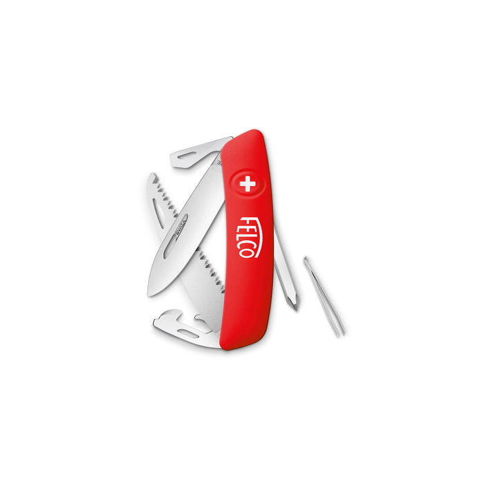 Felco F506 10-in-1 Multi-Tool Swiss Army Knife with Screwdriver, Saw & Phillips Head - Perfect for Camping, Hiking, Survival & Everyday Carry (EDC)