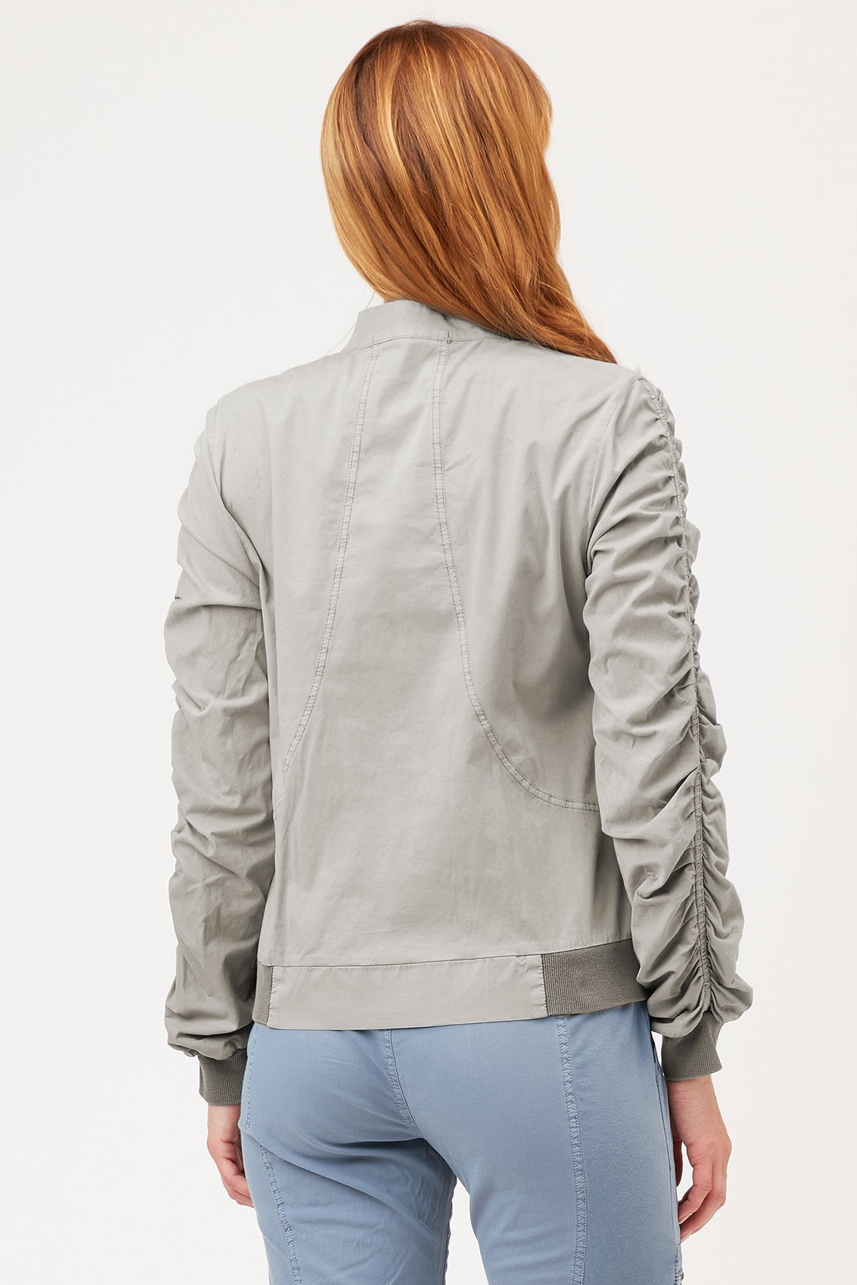 Orrick Bomber Jacket - Grey Mist - Lightweight Men's Windbreaker for Outdoor & Casual Wear | Perfect for Travel, Hiking & Everyday Style