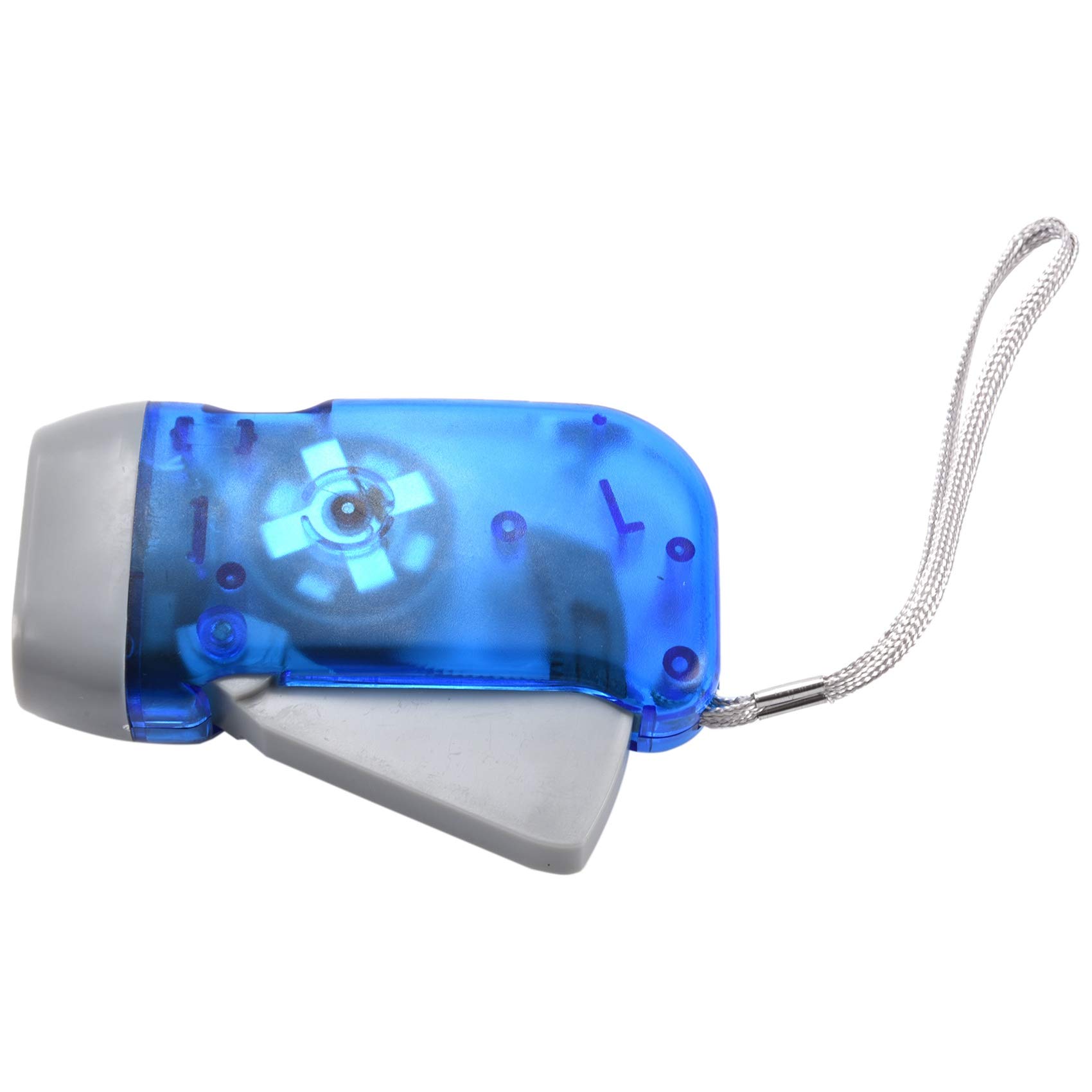 Hand Crank LED Flashlight - Emergency Dynamo Power LED Torch Light for Camping, Hiking, and Home Power Outages