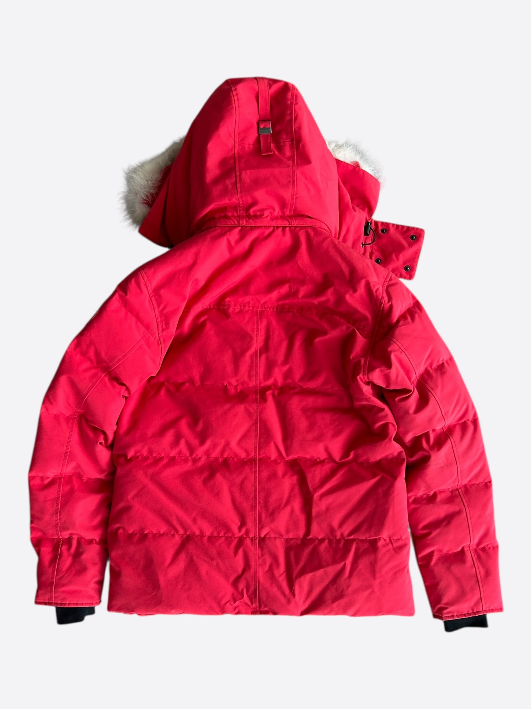 Canada Goose Red Wyndham Men's Winter Jacket - Waterproof Windproof Parka for Extreme Cold Weather - Perfect for Snowboarding, Skiing & Outdoor Adventures