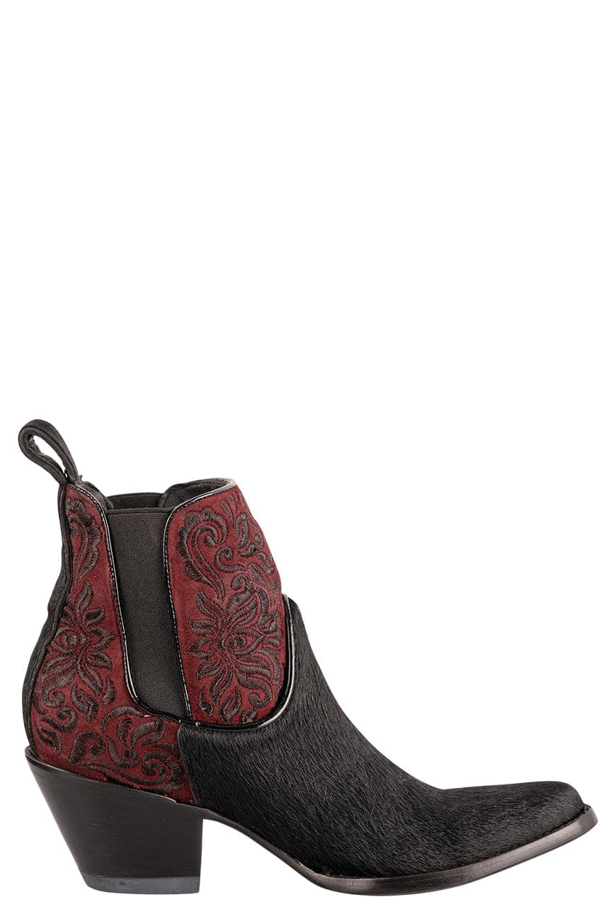 Old Gringo Women's Zurich Cowgirl Boots - Genuine Cowhide Leather Western Boots in Burgundy & Black | Perfect for Country Dancing, Rodeos & Casual Wear