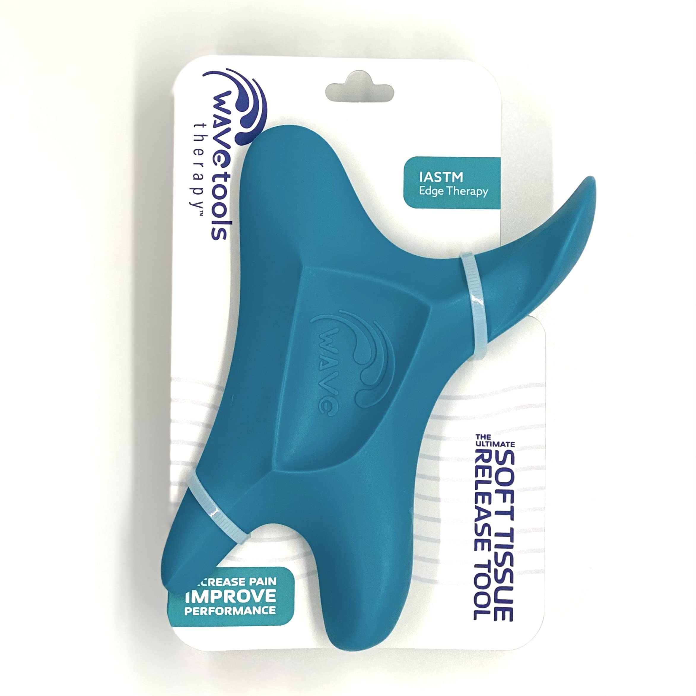 The Wave Tool - Patented Ergonomic Soft Tissue Release Massager for Trigger Points, Fascial & Muscle Pain Relief, Tendonitis & Scar Tissue Recovery - Perfect for Athletes, Physical Therapy & Home Use