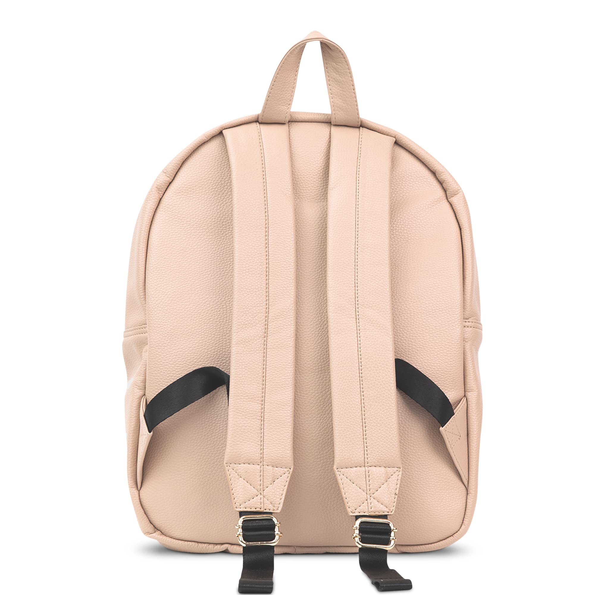 Stylish Vegan Leather Laptop Backpack for Women & Men - Mason Fashion Commuter Bag with Padded Shoulder Straps & Metal Zippers - Perfect for Travel, Business, School & Daily Use (Lux Tan)