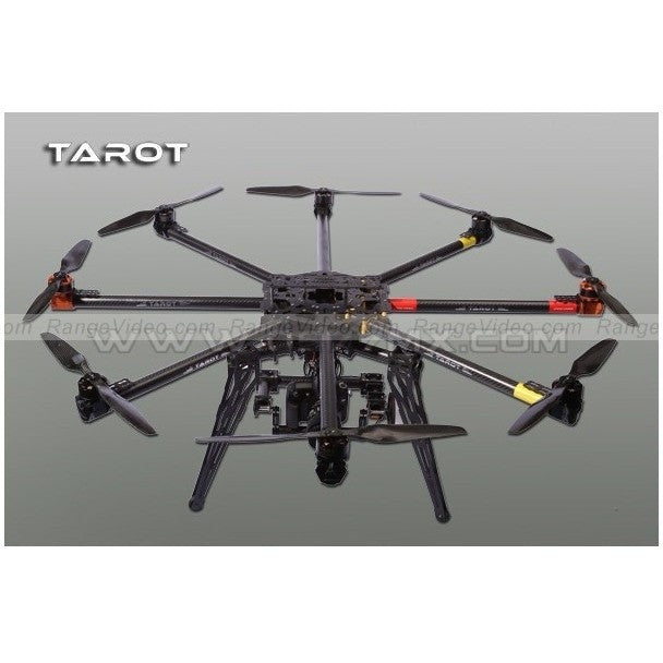 Tarot Iron Man 1000 Octacopter Drone - 8 Rotor Carbon Fiber Frame Quadcopter (TL100B01) for Aerial Photography, FPV Racing & Professional Drone Flying