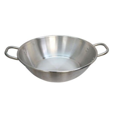 Prolinemax 19-Inch Stainless Steel Carnitas Cazo Pot - Professional Gas Stove Wok Pan for Authentic Mexican Cooking - Perfect for Carnitas, Tacos, and Outdoor Camping Meals