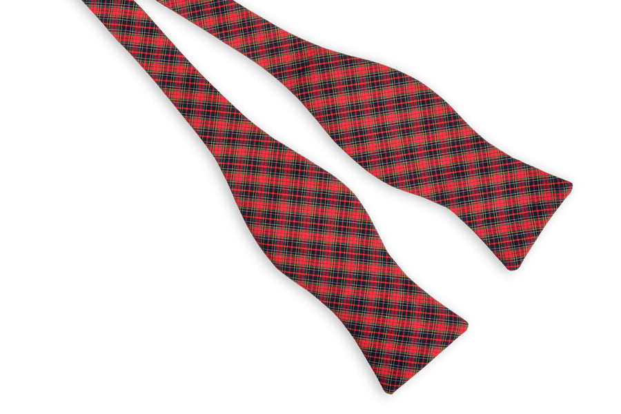 Stylish Mountain Resort Plaid Bow Tie for Men - Perfect for Weddings, Parties & Formal Events