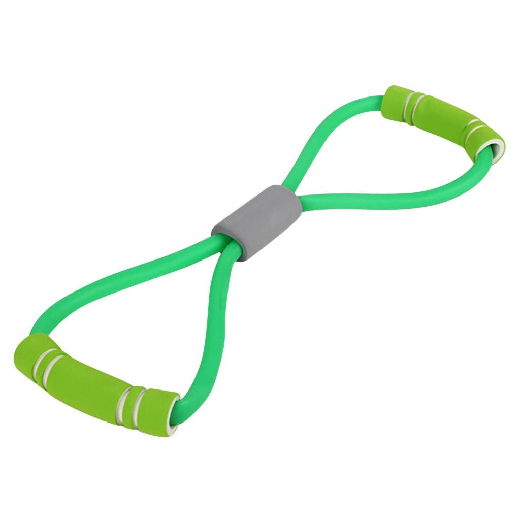 Figure 8 Resistance Band for Women - Arm & Chest Workout, Yoga & Gym Fitness Elastic Pulling Rope for Muscle Training | Perfect for Home Exercise, Physical Therapy & Strength Building