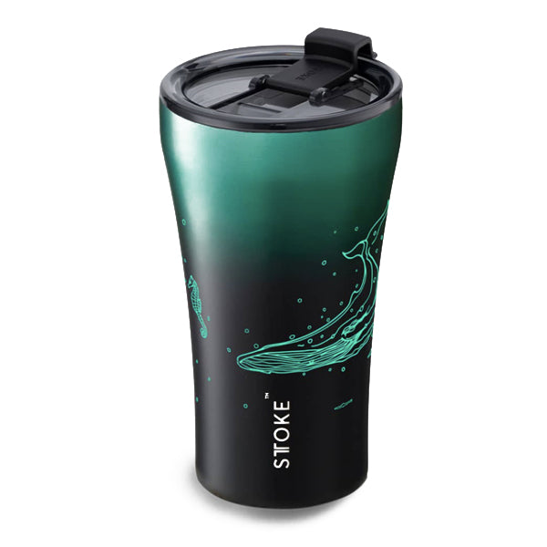 STTOKE Insulated Ceramic Travel Mug - Reusable Coffee Cup for Hot & Cold Drinks - Perfect for Commuting, Office, Camping & Outdoor Adventures