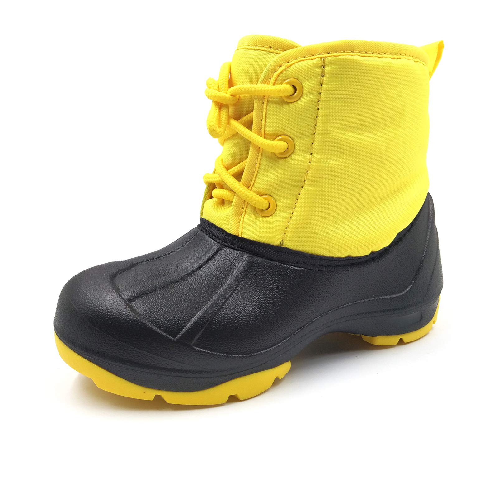**Amoji Waterproof Winter Snow Boots for Kids - Boys & Girls Outdoor Cold Weather Shoes for Little & Big Kids - Perfect for Snow Play, Hiking & School**