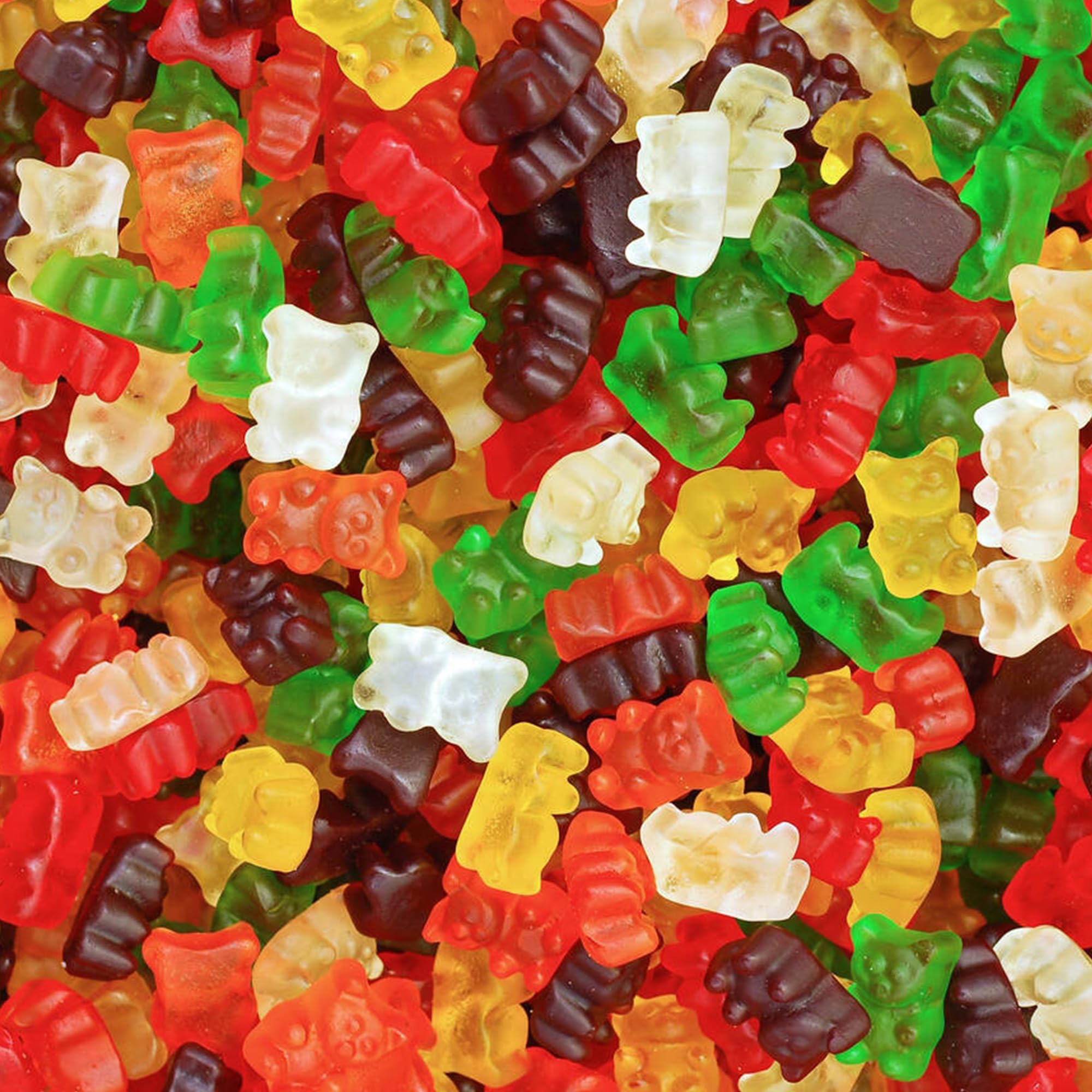 Halal Gummy Bears 5lb Bulk Bag - Assorted Colors Soft & Chewy Candy - Sweet Halal-Certified Gummies for Parties, Holidays, Gift Baskets & Snacking