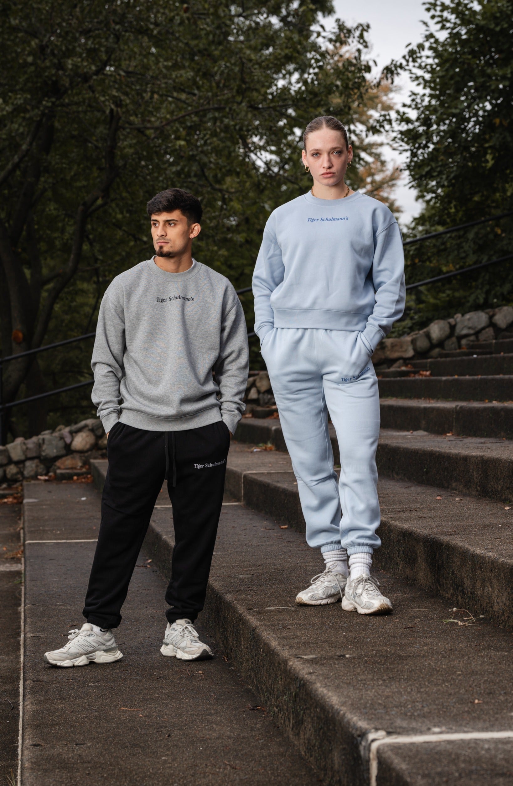 Momentum Joggers for Women - Soft & Comfortable Powder Blue Running Pants - Perfect for Gym, Yoga, and Casual Wear