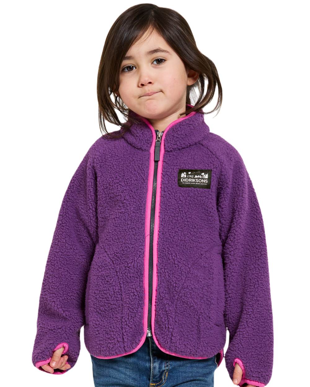 Didriksons Kids Gibbs Full Zip Waterproof Jacket - Lightweight & Windproof for Outdoor Play, Hiking & School - Boys & Girls Raincoat