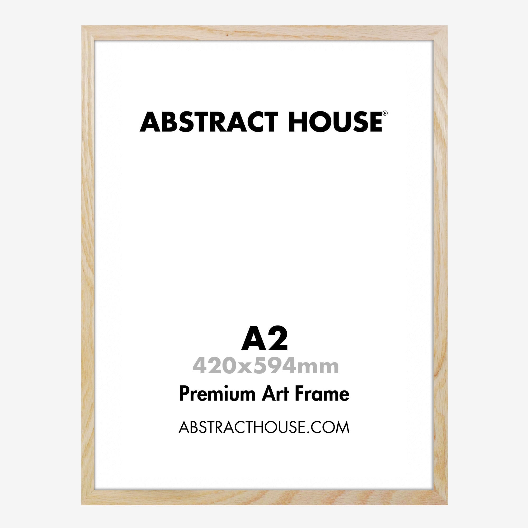 Premium A2 Wooden Picture Frame - Elegant Solid Wood Display for Photos, Artwork, and Certificates - Perfect for Home Decor, Office, and Gifting