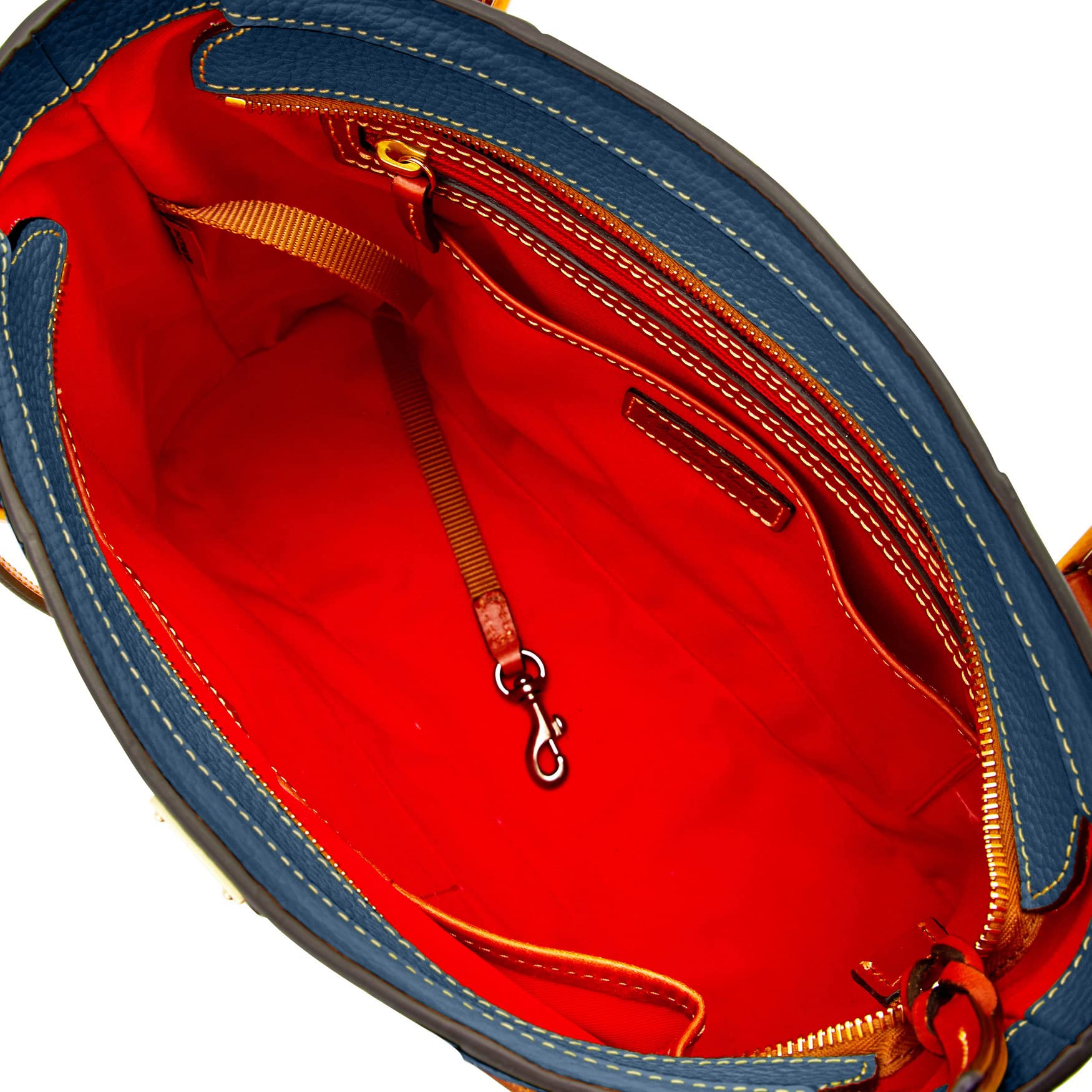 Dooney & Bourke Women's Small Lexington Pebble Grain Leather Tote Bag with Long Shoulder Straps - Perfect for Work, Travel & Everyday Use