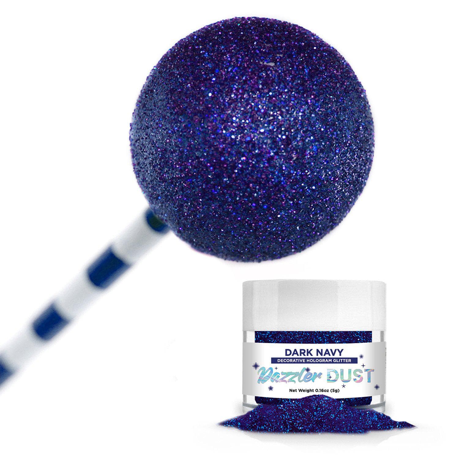 Deep Navy Craft & Decorating Glitter | Dazzler Dust® | Premium Fine Glitter for DIY Crafts, Scrapbooking, Nail Art & Home Decor