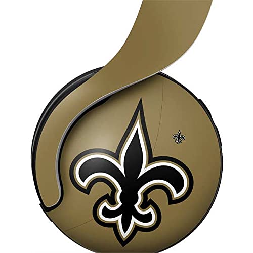 Officially Licensed NFL New Orleans Saints Gaming Skin Decal for PS5 Pulse 3D Wireless Headset - Custom Protective Vinyl Cover with Large Team Logo - Perfect for Gaming Sessions & Showcasing Team Spirit