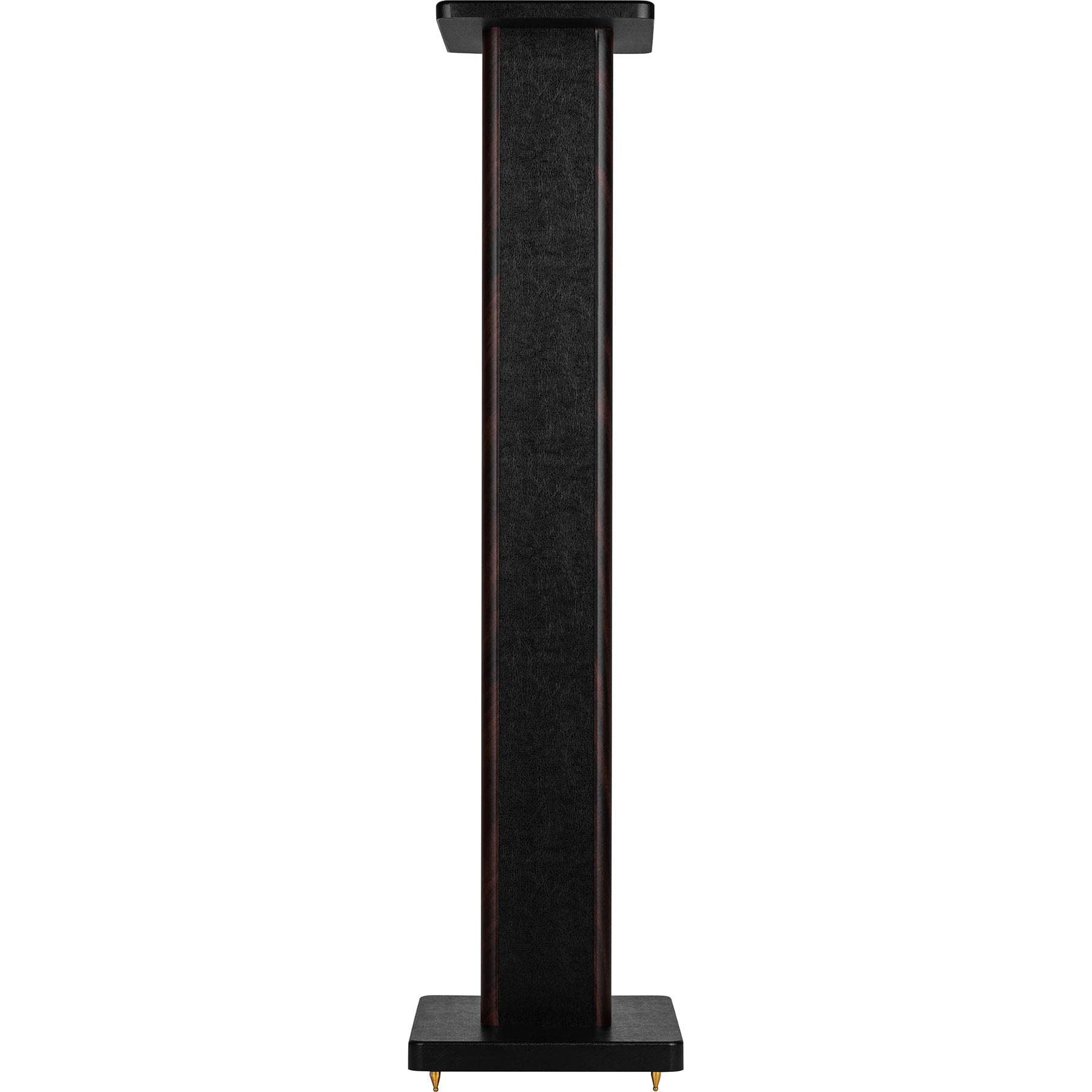 Dayton Audio Universal Wood Speaker Stand Pair (36in Walnut) - Premium Bookshelf Speaker Stands for Home Theater, Studio Monitors & HiFi Systems