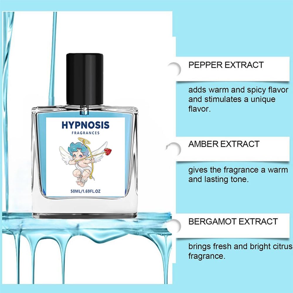 Hypnosis 2.0 Pheromone Cologne for Men - Attract Women, Boost Confidence & Enhance Charisma - Long Lasting Fragrance for Dating, Nightlife & Special Occasions