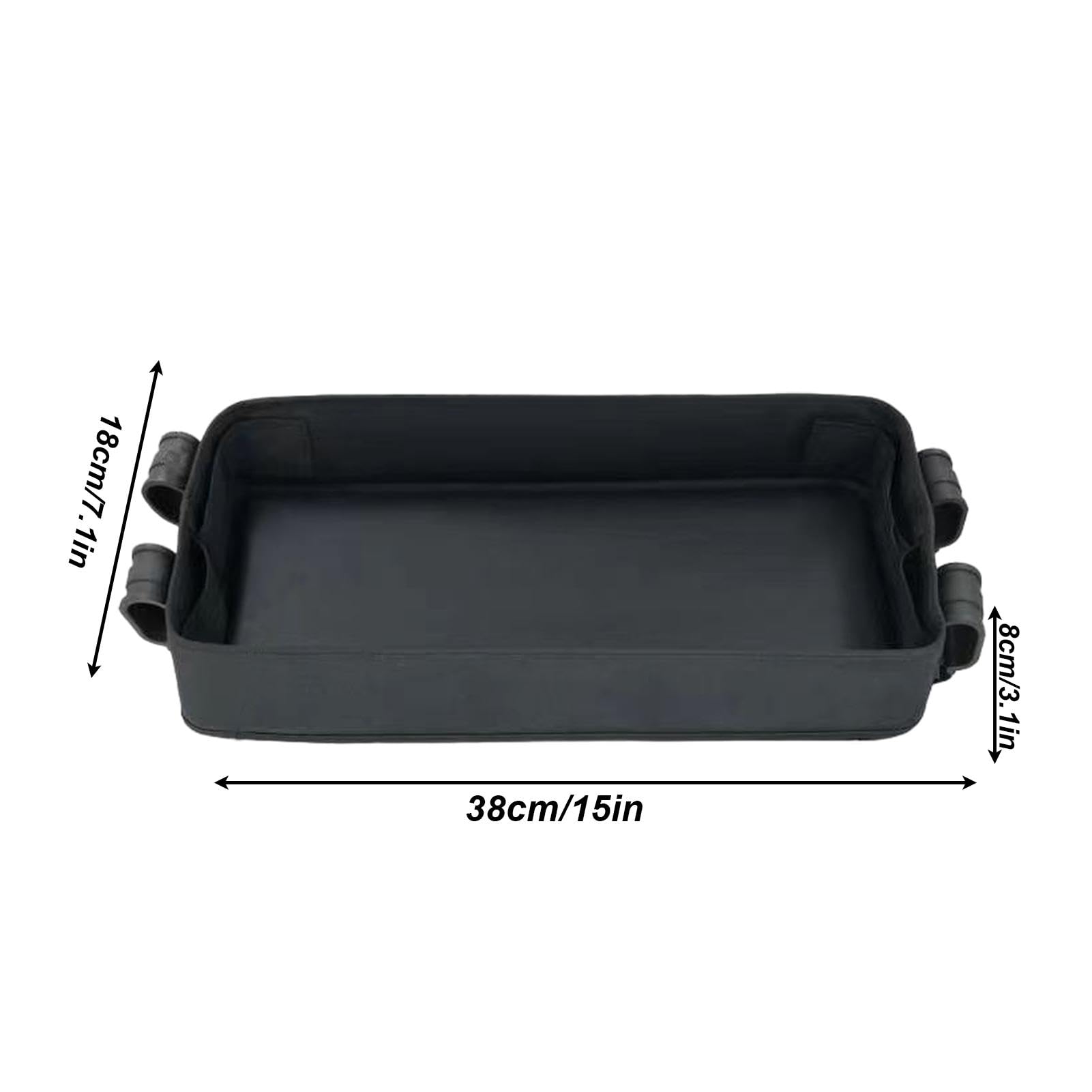 Stroller Snack Tray with Cup Holder - Waterproof Faux Leather Organizer for Baby Stroller Accessories | Perfect for Snacks, Drinks & Toys While Shopping or Walking