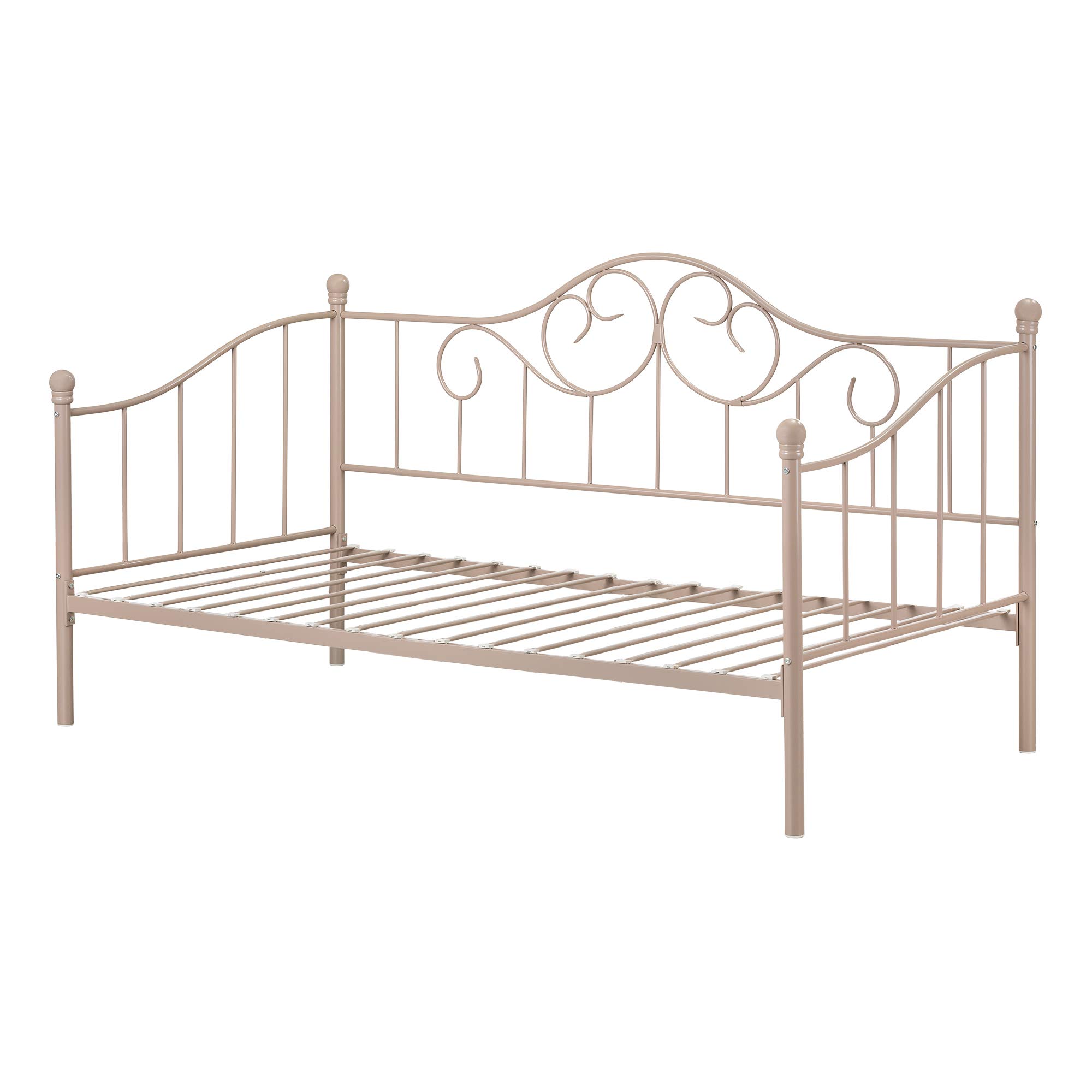 South Shore Lily Rose Twin Metal Daybed with Trundle, 39