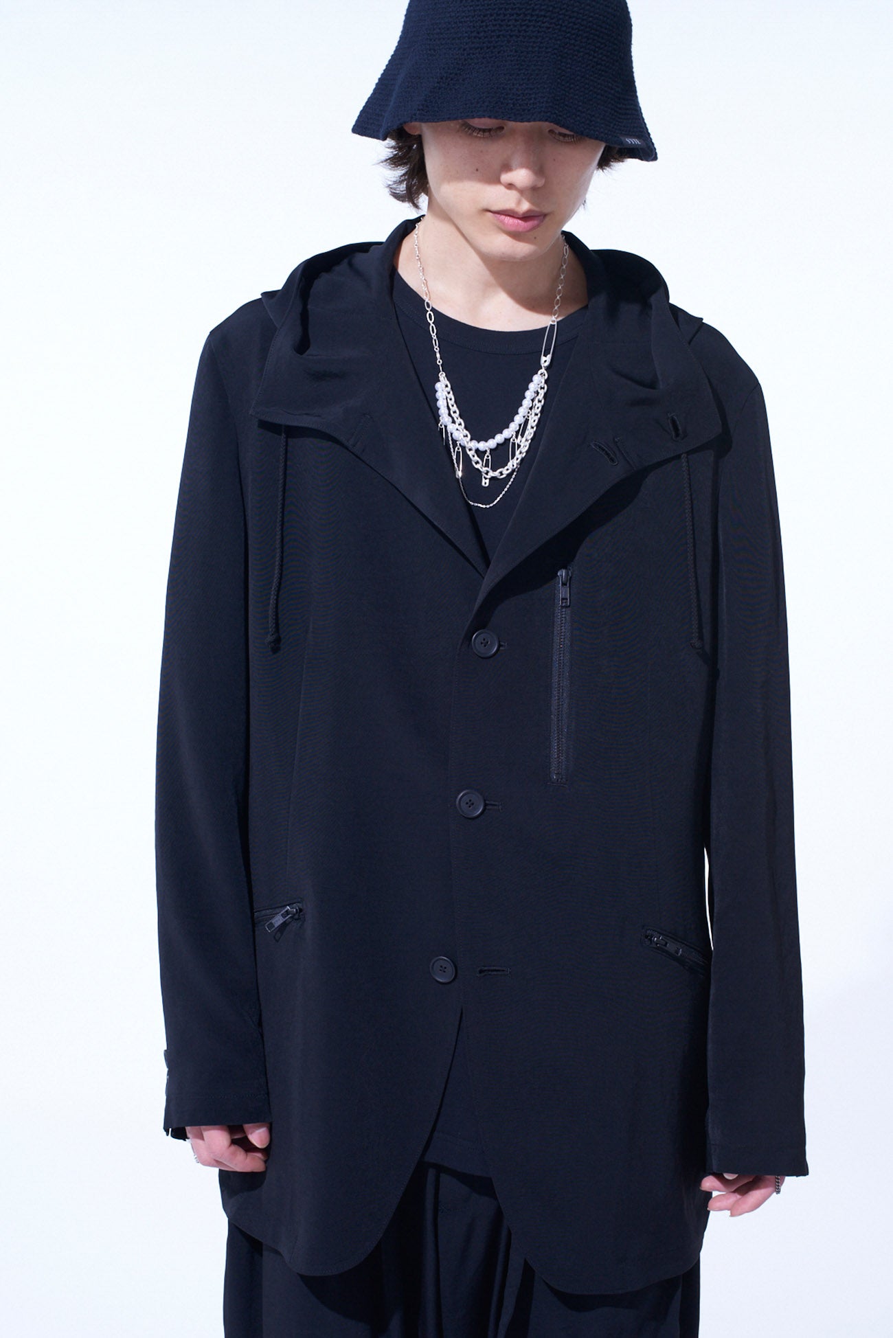 Stylish Crepe de Chine Hooded Jacket for Women - Lightweight & Comfortable Outerwear for Spring & Fall - Perfect for Casual Outings, Travel, and Layering