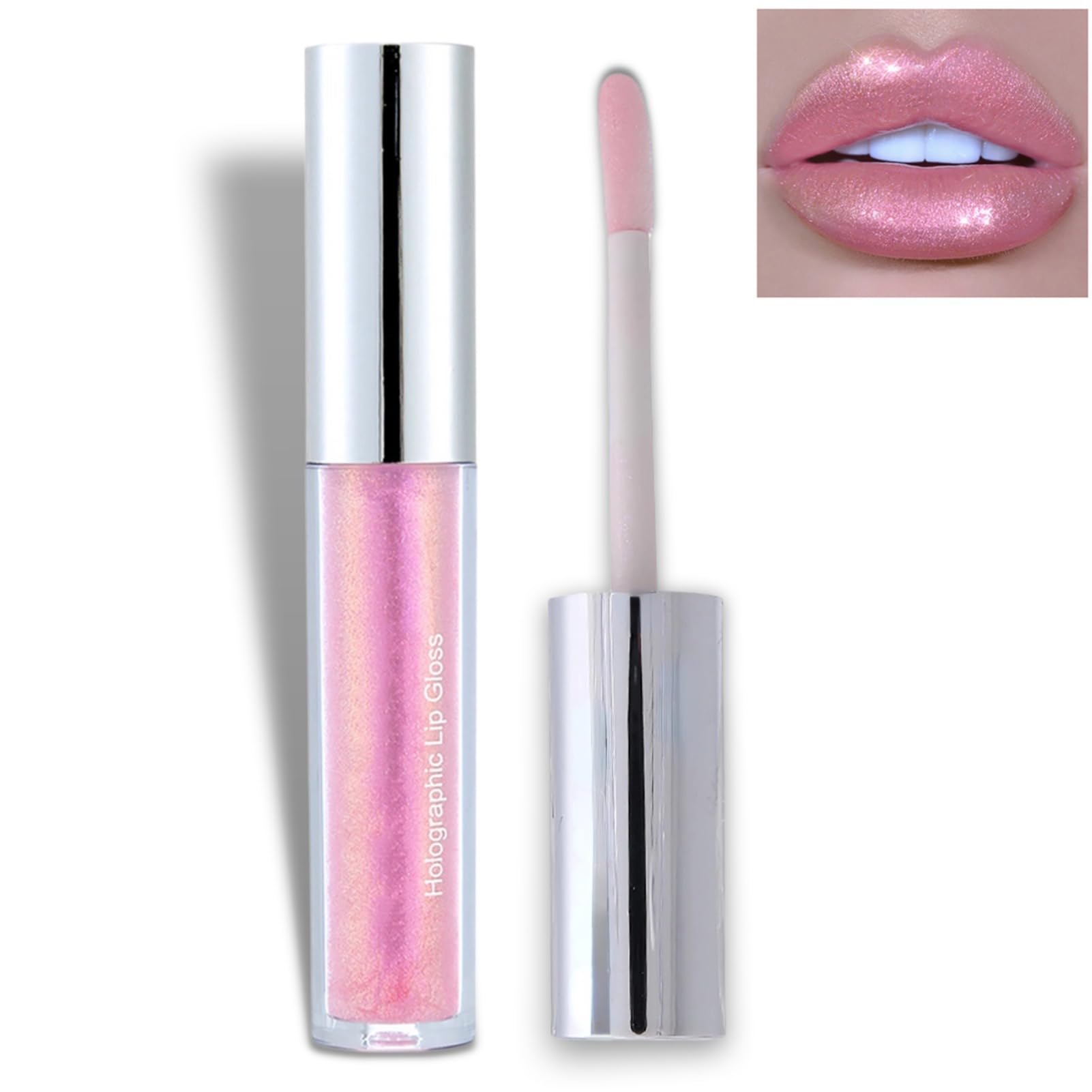 Waterproof Moisturizing Lip Gloss Set - Shiny Glossy Lipstick with Holder for Women & Girls (4 Colors) - Perfect for Daily Wear, Parties & Makeup Gifts