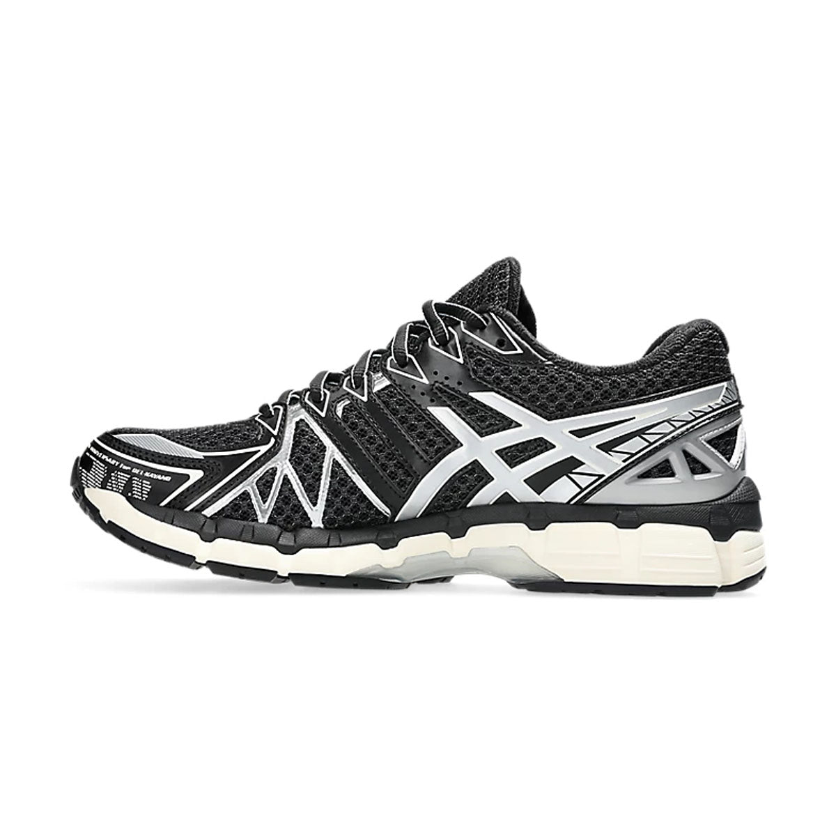 ASICS GEL-Kayano 20 Running Shoes for Men - Black/Pure Silver | Stability & Cushioning for Long-Distance Running, Jogging, and Gym Workouts