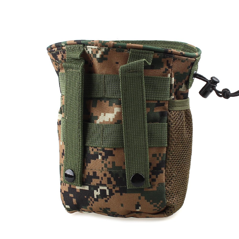 Tactical MOLLE Pouch - Multipurpose Tool Holder, NVG & Magazine Dump Pouch, Chalk Bag for Outdoor, Hiking, Shooting & Military Use