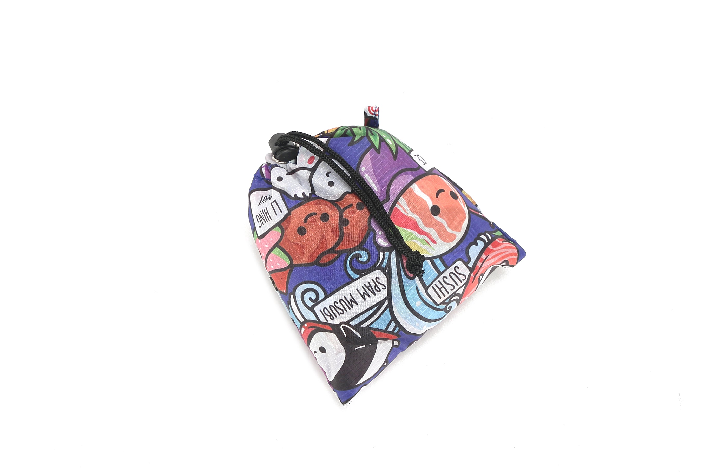 Foldable Reusable Shopping Bag - Jacqueline Craving Hawaii Blue Eco-Friendly Tote for Groceries, Beach, Travel & Daily Use