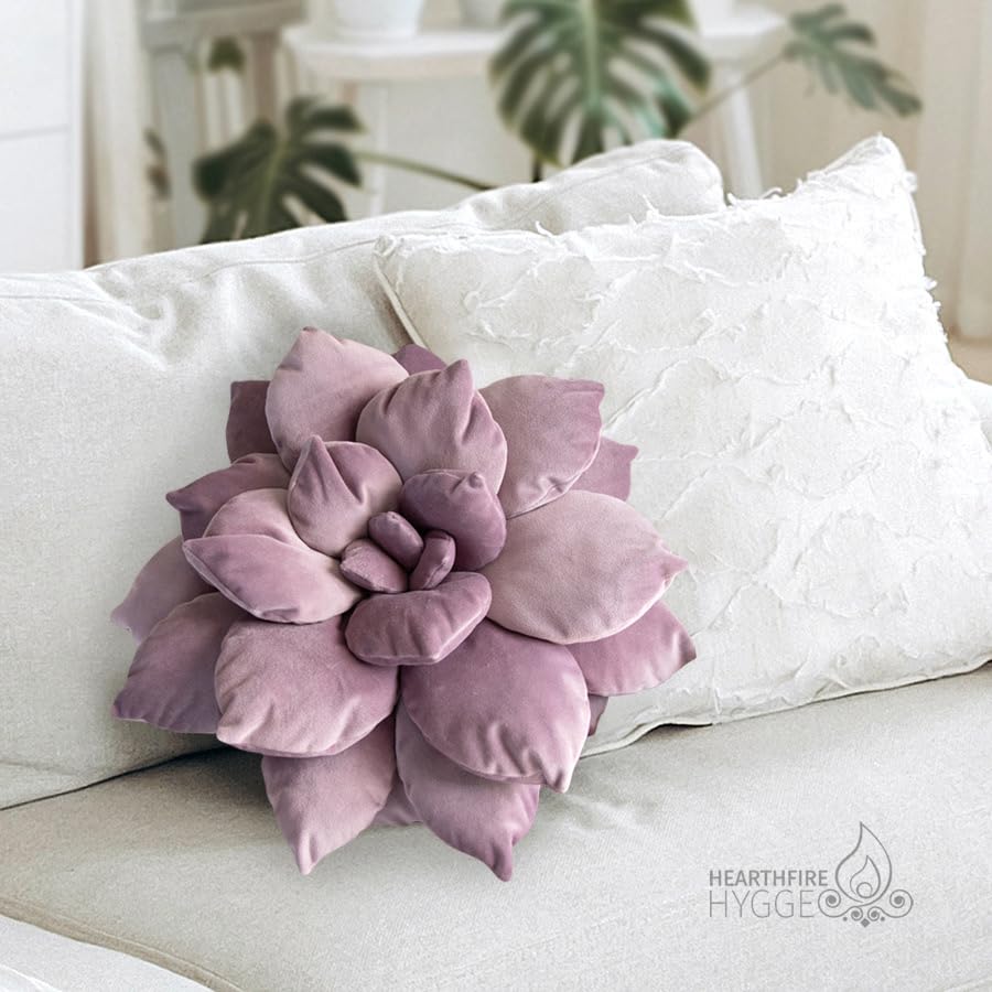 3D Large Succulent Pillow - 17