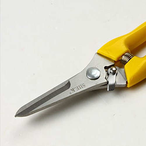 Stainless Steel Pruning Snips - Micro-Tip Garden Shears for Bushes & Hedges | Perfect for Landscaping & Trimming